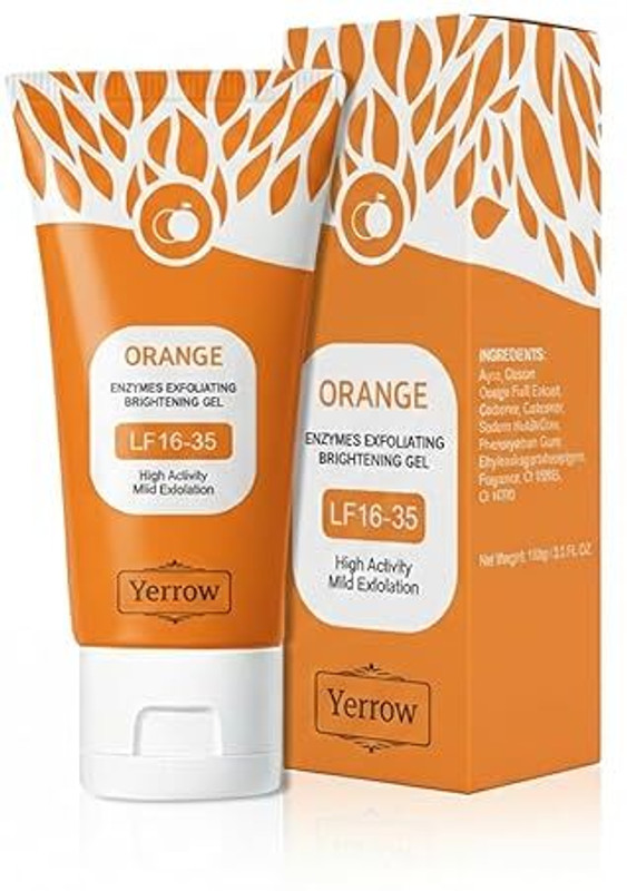 DD99S Orange Enzyme Exfoliating Brightening Gel LF16-35 Intimate Gel(100 ml, Pack of 1)