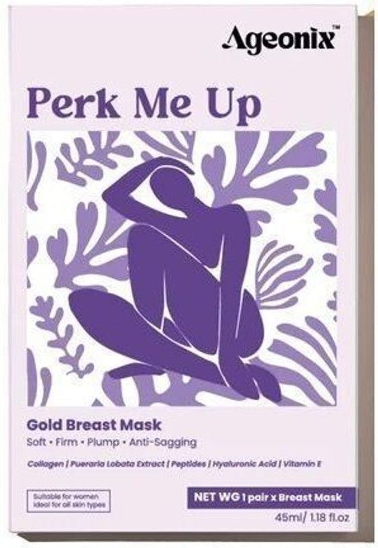 AGEONIX Gold Breast Mask Intimate Wipes(2 Sheets, Pack of 1)