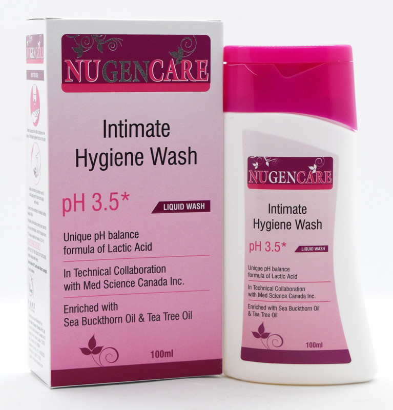 nugencare Women Intimate Hygiene Wash with pH Balanced | Safe & Gentle I with Tea Tree Oil Intimate Wash(100 ml, Pack of 1)