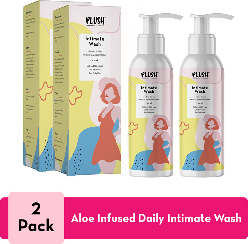 PLUSH Natural Intimate Wash for Women- pH Balanced Intimate Wash(200 ml, Pack of 1)