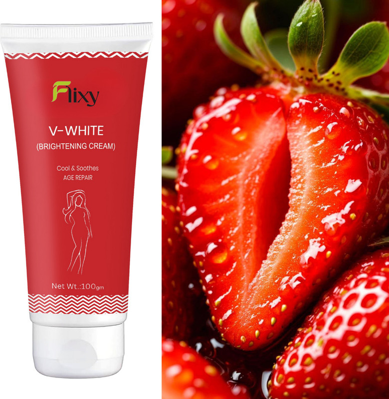 FLIXY V-White Titening Intimate Wommen Cream Intimate Cream(100 ml, Pack of 1)