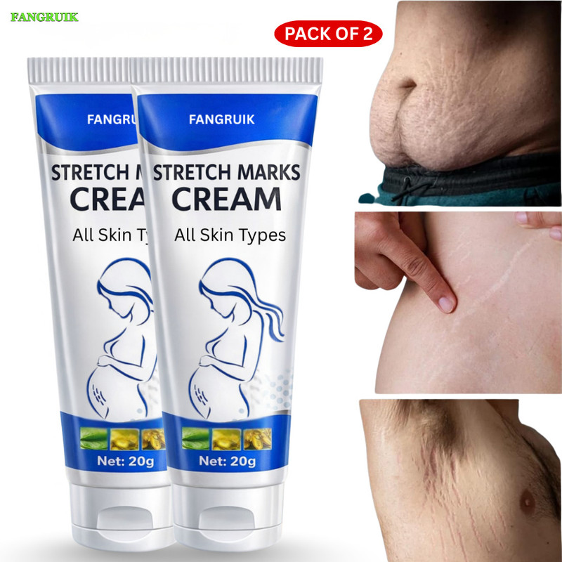 Fangruik Stretch mark cream for pregnancy supporting daily skin nourishment Intimate Cream(40 g, Pack of 2)