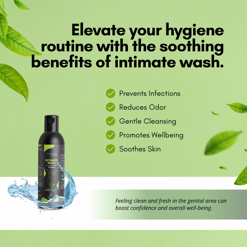 CareDone Mild Formula for Sensitive Skin, Keeps You Fresh and Confident Intimate Wash(50 ml)