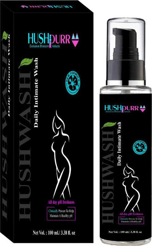 HUSHPURR Hushwash Daily Intimate Wash for Women | pH Balanced | 100 ml Intimate Wash(100 ml, Pack of 1)