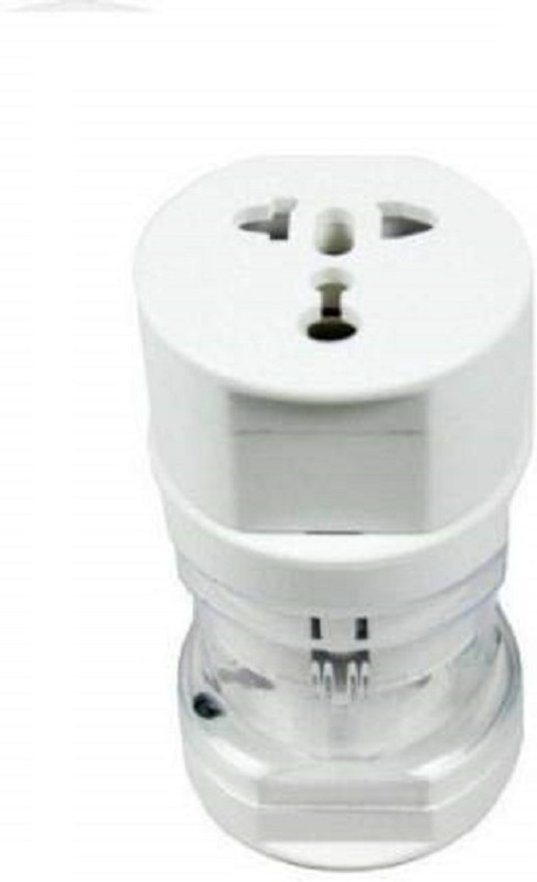Aravli International Travel Adapter All In One (US,AUS,NZ,Europe,UK) Worldwide Adaptor Worldwide Adaptor(White)