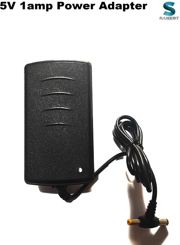 samest 5v 1Amp Dc Power Supply, Ac Adapter for PC, LCD Monitor pack of 1 Worldwide Adaptor(Black)