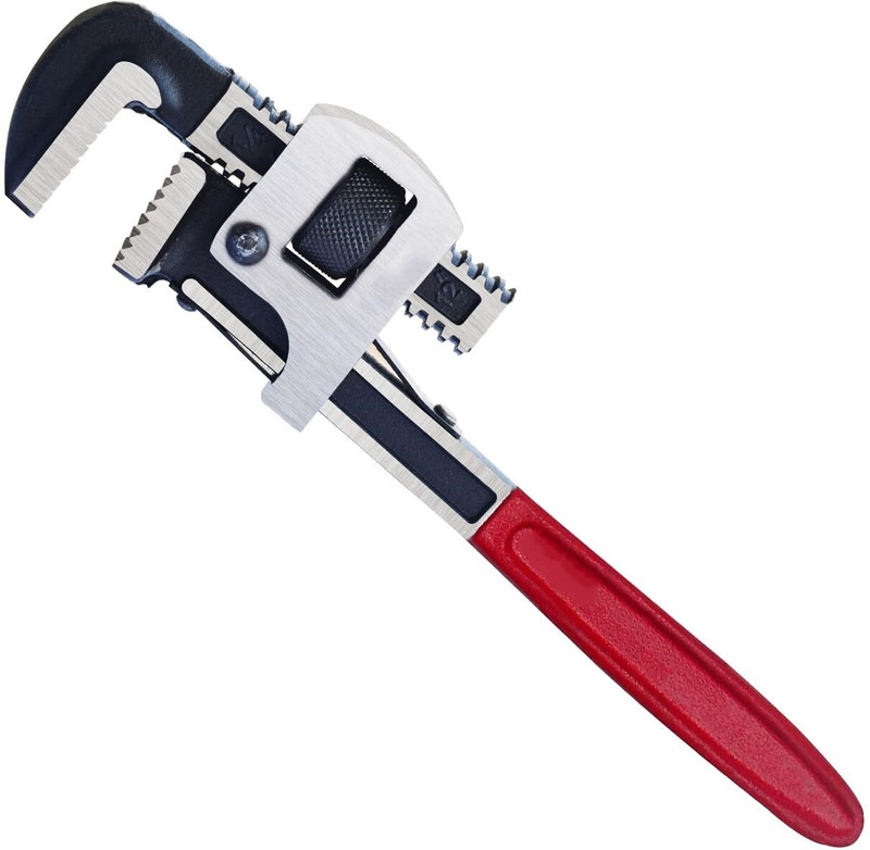 NXR TOOLS NXR-75 10 Inch Heavy Duty Pipe Wrench Adjustable Wrench Double Sided Pipe Wrench(Pack of 1)