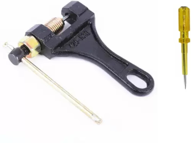 GrabMoor Bike Chain Breaker Link Removal Splitter Chain Cutter Riveting Tool 420-530 Chain Breaker