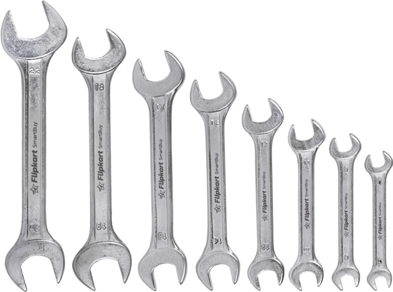 Flipkart SmartBuy OpenEnd8 OpenEnd8 Double Sided Open End Wrench Double Sided Open End Wrench(Pack of 8)