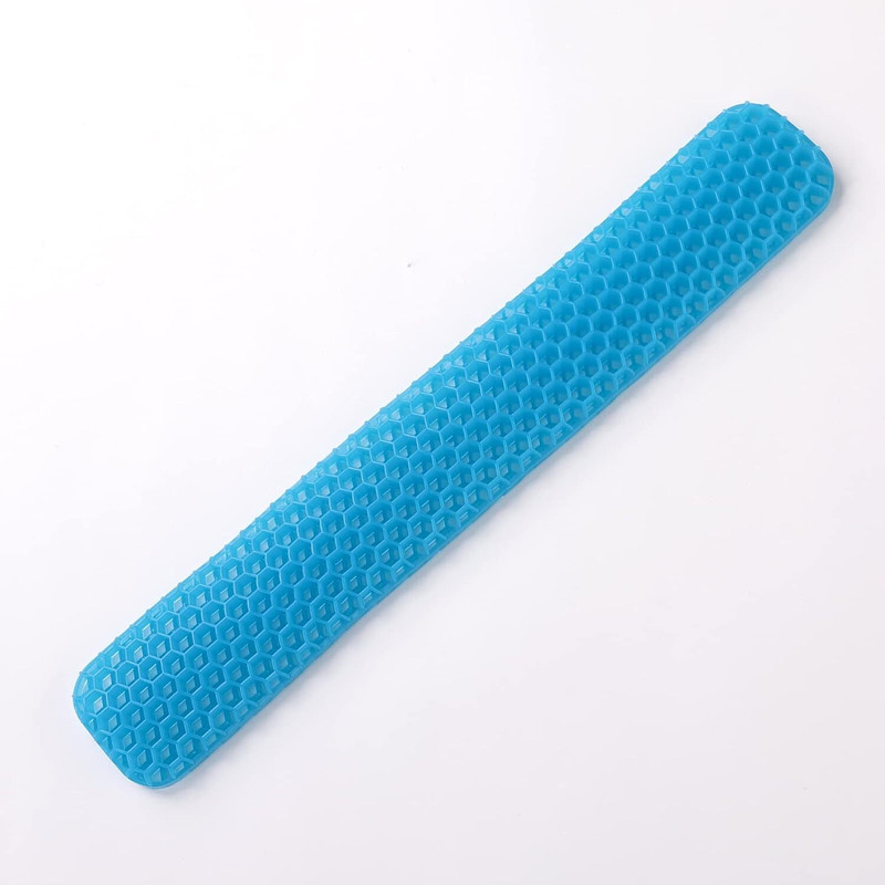KUBER INDUSTRIES Keyboard Wrist Pad|Mouse Wrist Pad for Typing and Gaming|T-D002|Blue Silicone Keyboard Wrist Pad Wrist Rest(Blue)