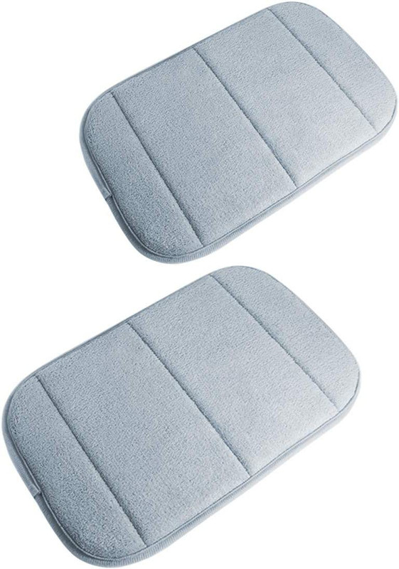 Wonder Work Portable Computer Elbow Wrist Pad Memory Foam Desktop Mouse Arm Rest Support Mat Memory Foam Keyboard and Mouse Pad Wrist Rest(Grey)