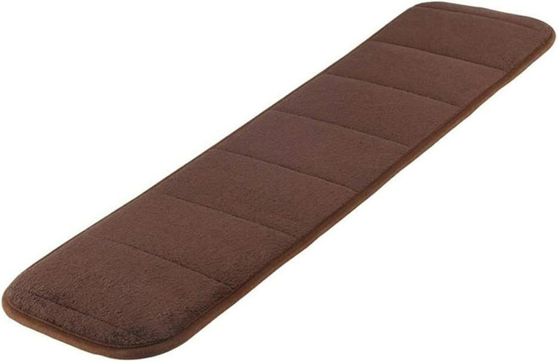 IVAR 2 Pack Portable Computer Elbow Wrist Pad 7.9x18.9 Inch Brown 2pc Memory Foam |Elbow wrest Pad Wrist Rest(Brown)