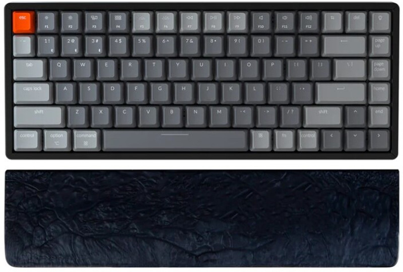 Keychron K8 Resin Palm Rest -Black NA Palm rest-Resin Wrist Rest(Black)