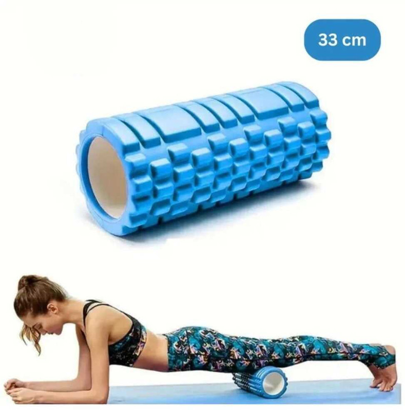 Radhika e commerce High Density EVA Foam Roller Muscle Massage Yoga Fitness Exercise Yoga Blocks(Blue Pack of 1)