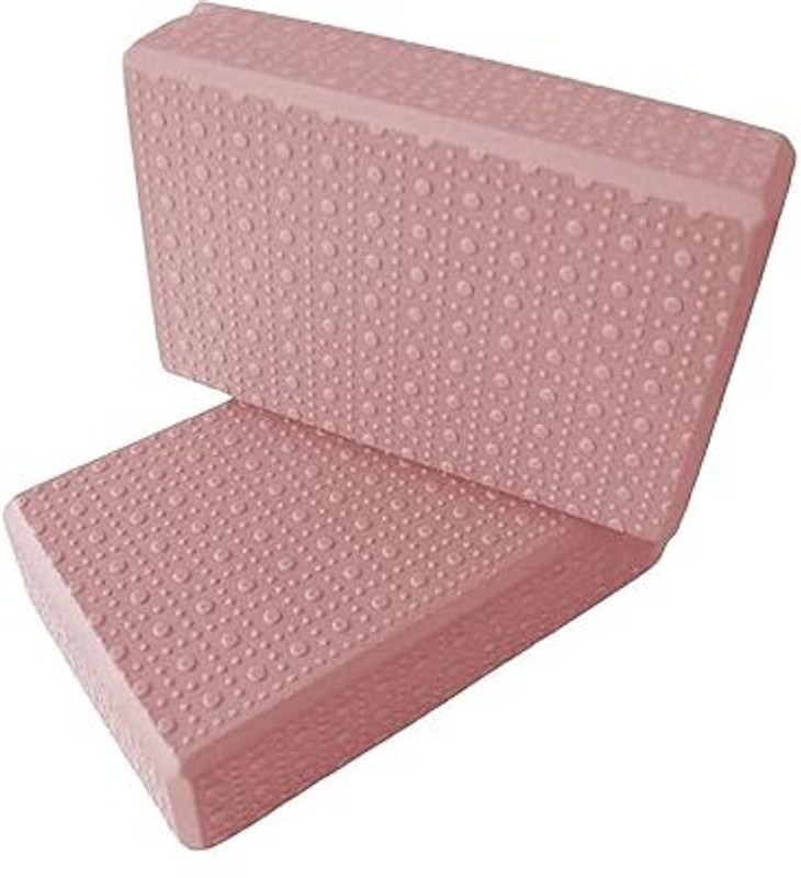 UDKI Dotted Texture Yoga Block Yoga Blocks(Purple Pack of 2)