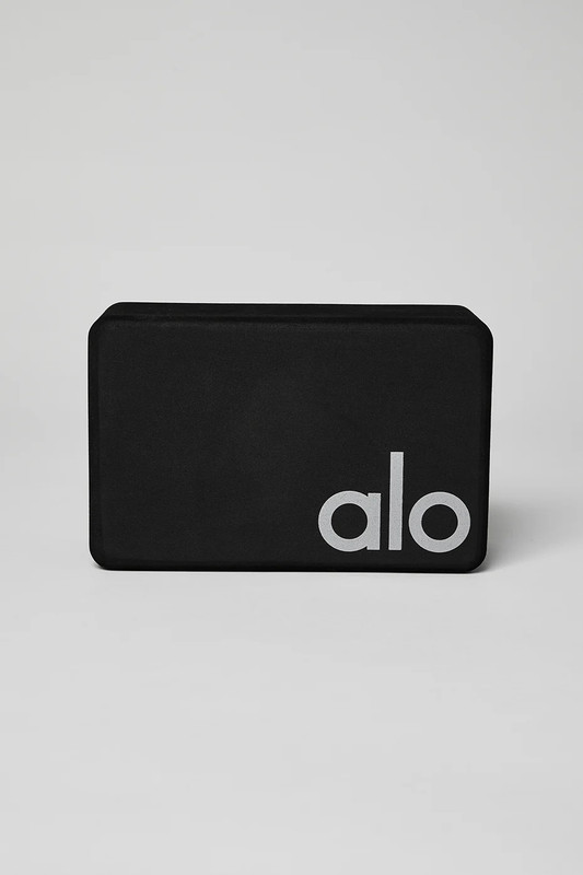 ALO Yoga Block Yoga Brick light Weight, EVA Foam, high density Yoga Blocks(Black Pack of 1)
