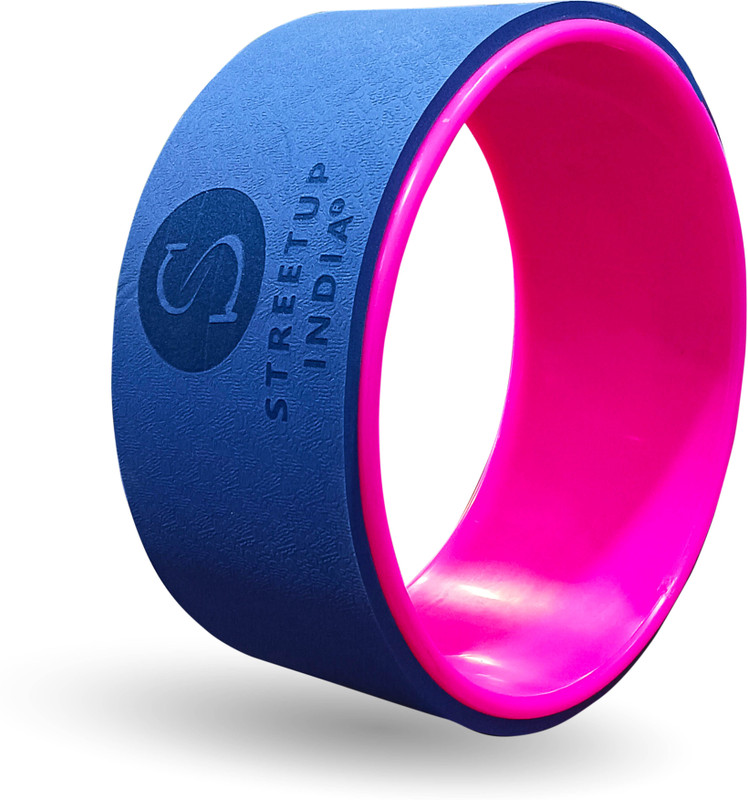 streetup india Yoga Wheel for Stretching, Exercise, Back Bends, Workout for Unisex Yoga Blocks(Blue Pack of 1)