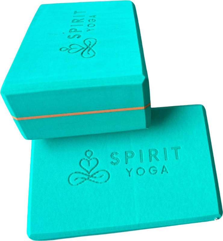 Spirit Store Spirit Yoga Blocks Pack of 2 Yoga Blocks(Green Pack of 2)