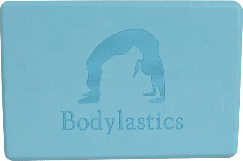 Bodylastics Bodylastics High density Yoga Block Blue-Brown Yoga Blocks(Green, Brown Pack of 1)