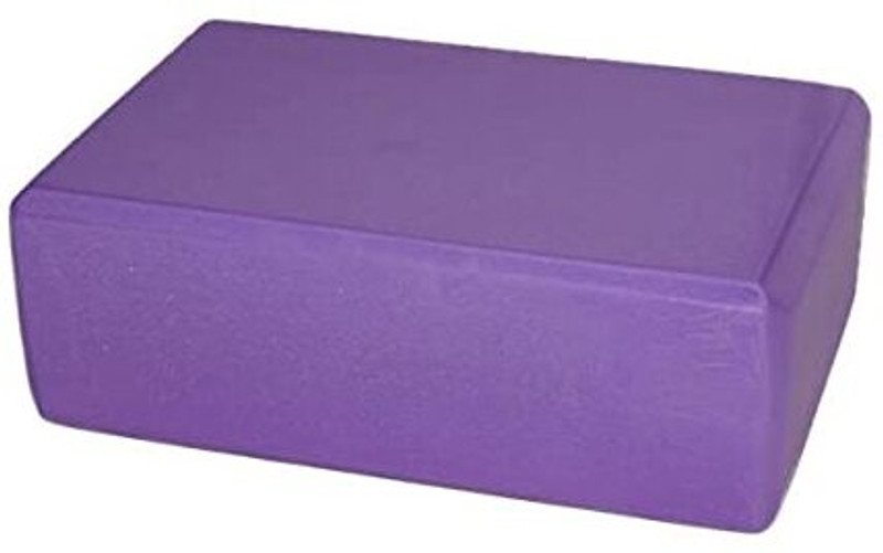 Leosportz Yoga Blocks 2 Pack,High Density EVA Foam Yoga Exercise Bricks, Eco Friendly Yoga Blocks(Purple Pack of 2)