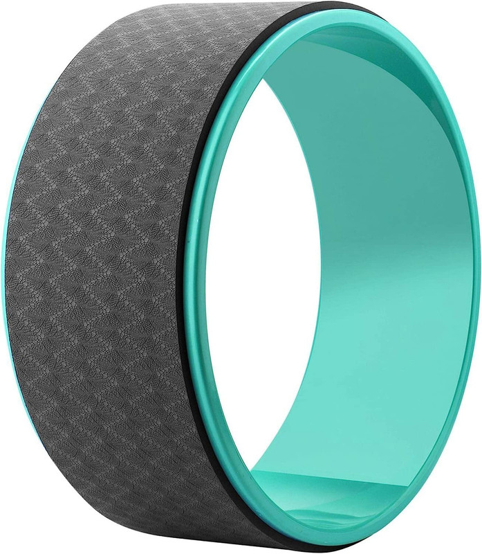 black hans Yoga Wheel Roller With Blocks for Unisex With High Density Strong Foam Yoga Blocks(Multicolor Pack of 1)