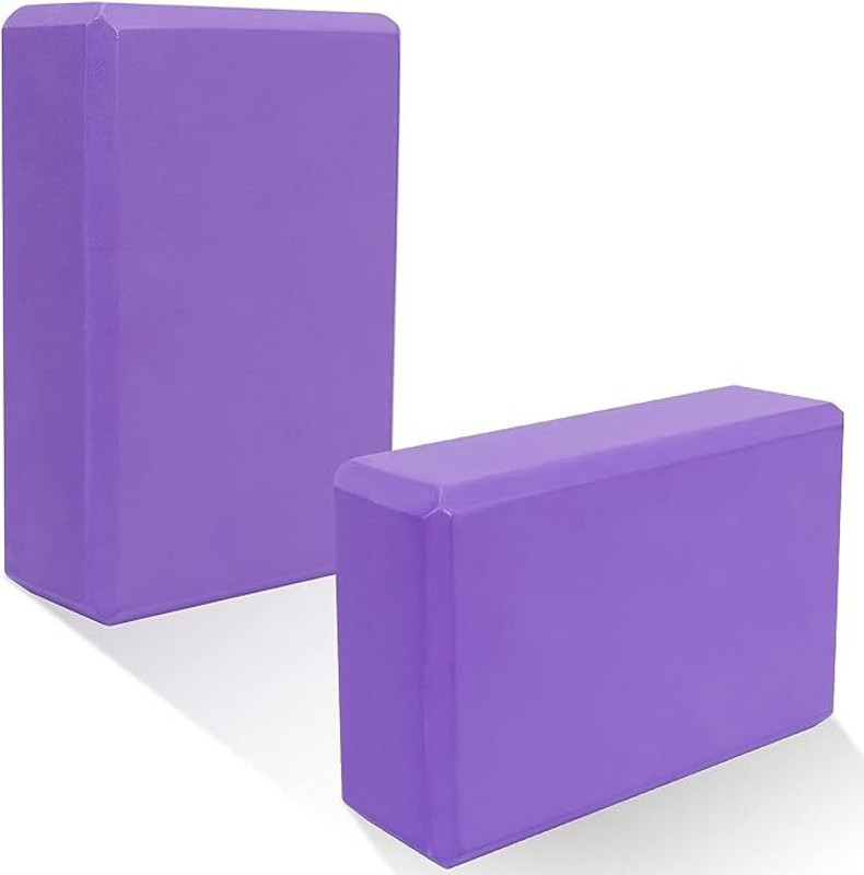 AURYZA Yoga block Yoga Blocks(Purple Pack of 1)