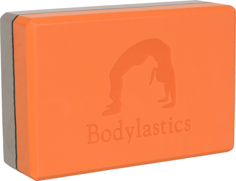 Bodylastics Bodylastics High density Yoga Block Purple-Grey Yoga Blocks(Purple, Grey Pack of 1)