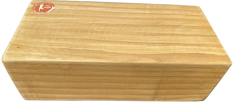 The Yogis Wooden Yoga Curvature Plank Yoga Blocks(Brown Pack of 1)