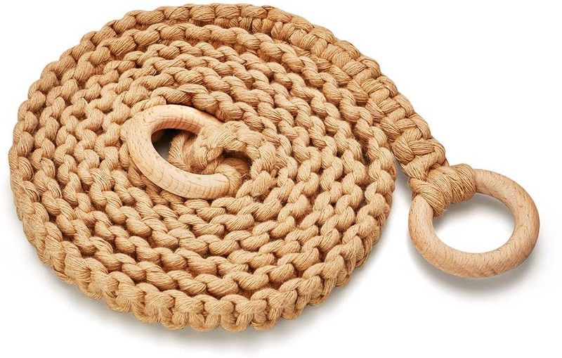 Sarveda Macrame Cotton Yoga Strap(Brown)