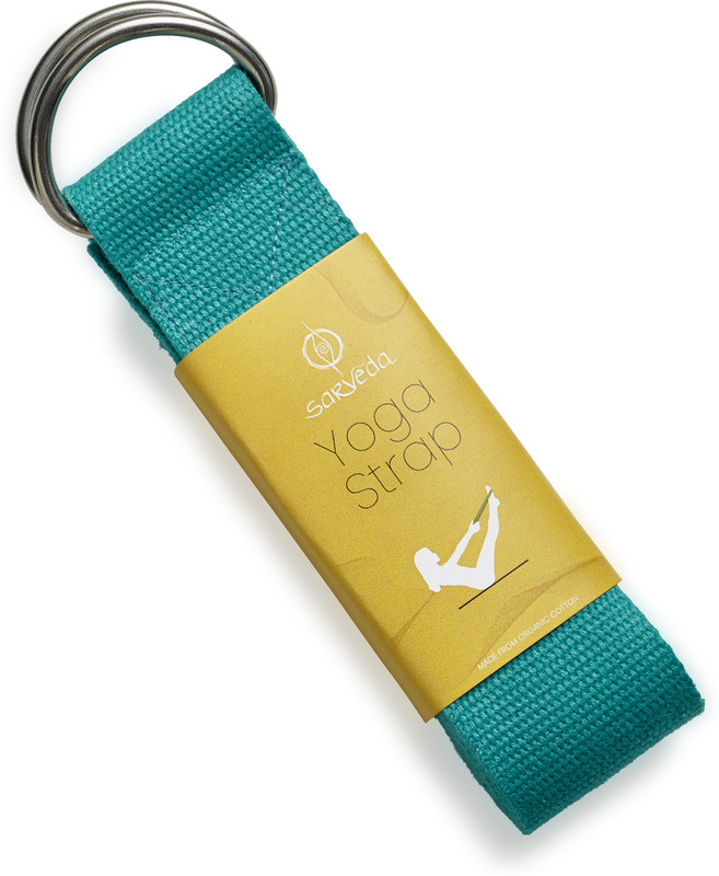 Sarveda Yoga Belt Sky Blue Cotton Yoga Strap(Blue)