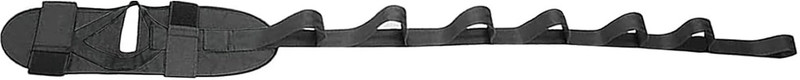 Fitcozi Foot Stretcher Strap | Calf Stretcher for Plantar Fasciitis Cotton, Polyester Yoga Strap(Black)