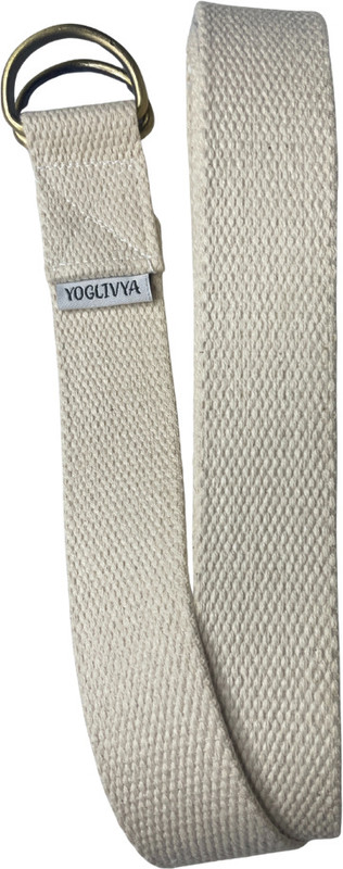 Yoglivya YogaStrap Cotton Yoga Strap(Beige)