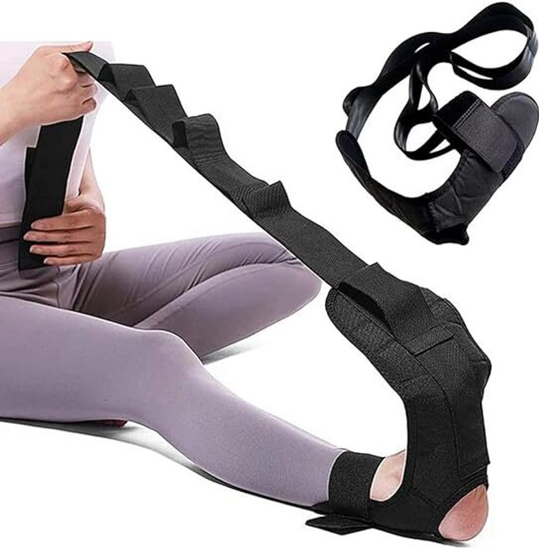 AQUARIUSSTORE ?yoga straps Polyester Yoga Strap(Black)