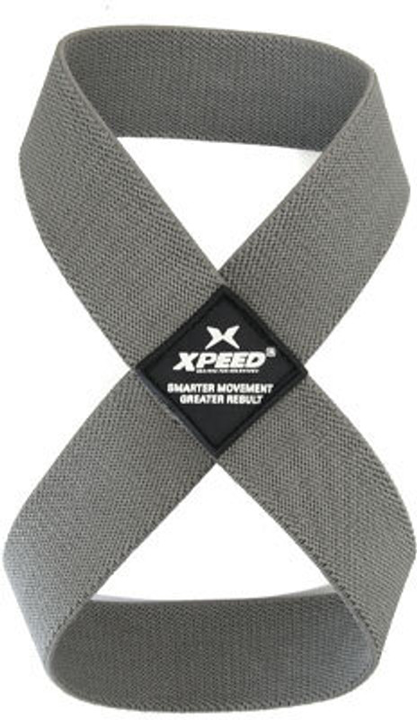 XpeeD Yoga Loop || Resistant Band for Workout || Yoga || Gym || Fitness (Pack of 1) Polypropylene Yoga Strap(Grey)