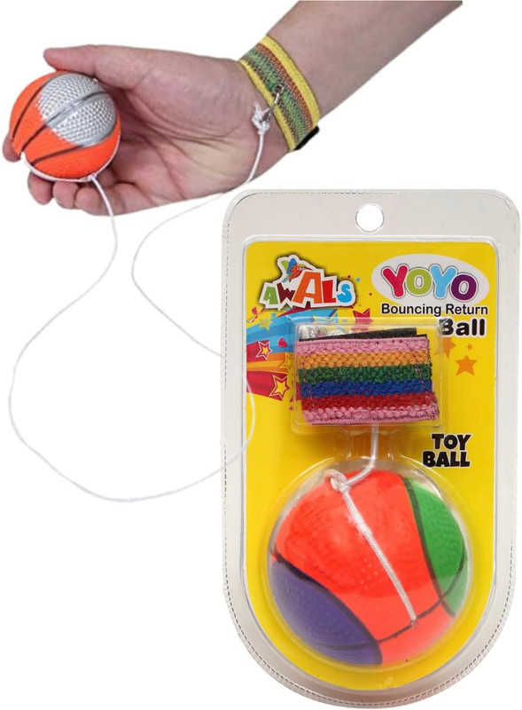 Jayaansh Traders Yoyo Ball Toy For Boys & Girls Play Wrist Band Ball YoYo (pack of 1) Yoyo Case(Multicolor)