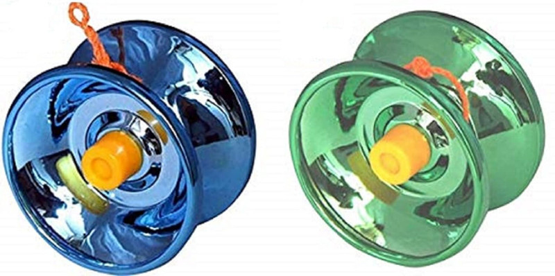 Toyporium High Gloss high Speed Metal YoYo Spiner Toy (2 pcs) Yoyo Holster