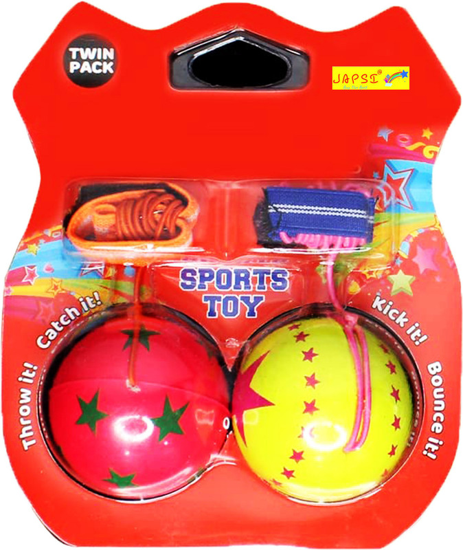 JAPSI Yo Yo Ball Toy for Kids Ball YoYo Set Adjustable Wrist Band yoyo (Set of 2) Yoyo Holster