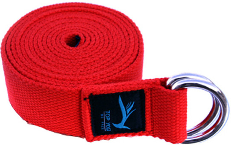 Top Yogi Belt Crimson Cotton Yoga Strap(Red)