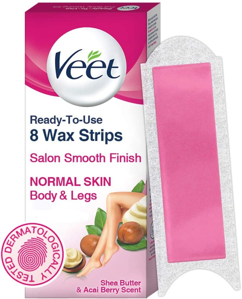 Veet Ready to Use Wax Strips Full Body Waxing Kit for Normal Skin 20 Count  Price Uses Side Effects Composition  Apollo Pharmacy