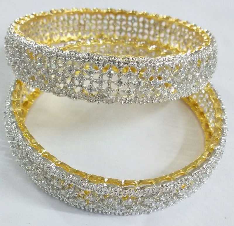 Shreeji Creation Alloy Cubic Zirconia Gold Plated Bangle Set Price In India Buy Shreeji Creation Alloy Cubic Zirconia Gold Plated Bangle Set Online At Best Prices In India Flipkart Com Complete your look with our collection of bracelets from leading designer brands, including ted baker, thomas sabo, anne klein and guess. shreeji creation alloy cubic zirconia gold plated bangle set