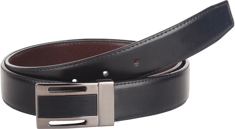GOLDEn BELL Men Black Genuine Leather 