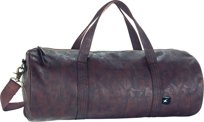 fastrack leather travel bag