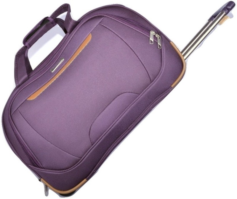 NOVEX Solo Soft Sided Travel Duffle Trolley Bag (Brown, 20