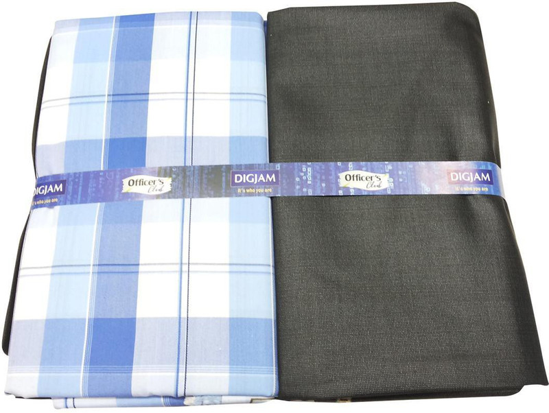 Buy Digjam Cotton Blend Checkered Shirt 