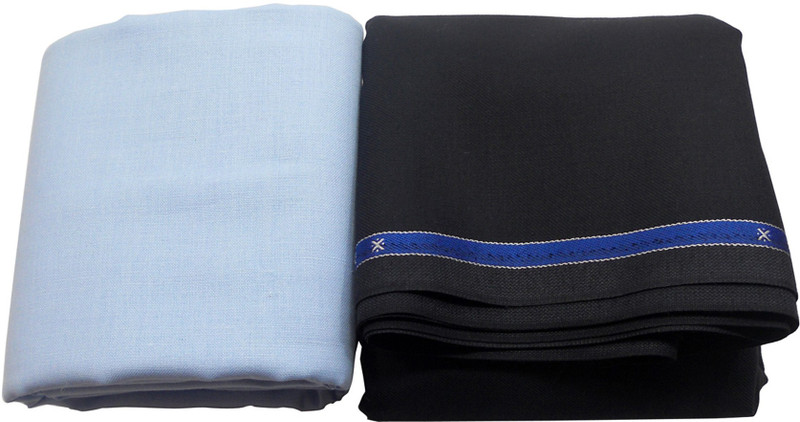 Raymond Cotton Blend Solid Shirt 