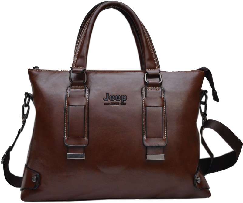 jeep leather messenger bag