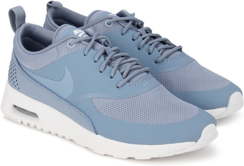 nike thea blue and white