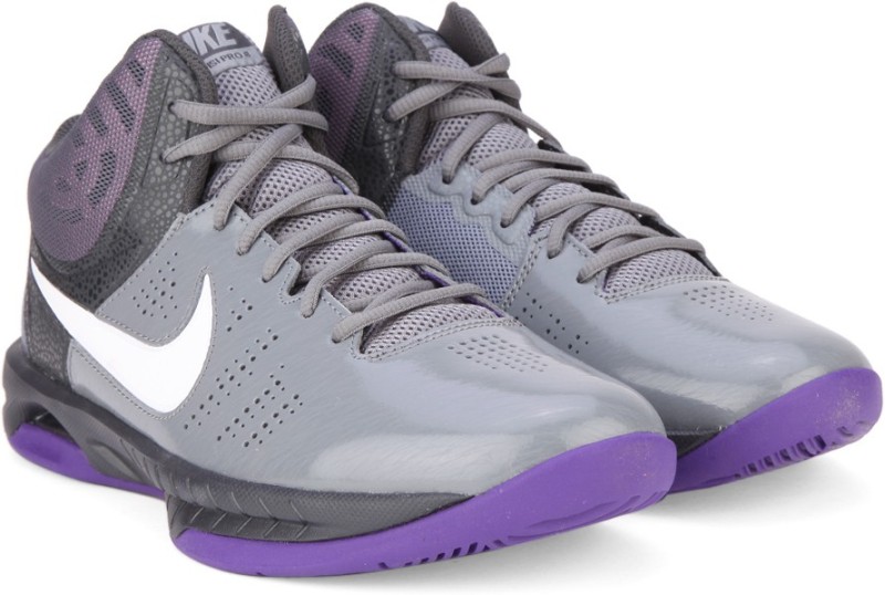 nike grey purple shoes
