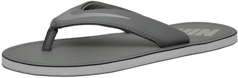 nike grey flip flops