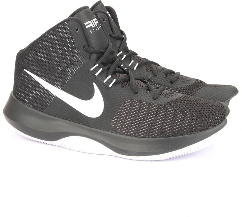 black nike air basketball shoes